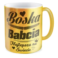 Kubek złoty dla BABCI Najlepsza na świecie